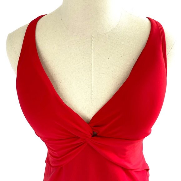 Bleu Rod Beattie NWT Hot Red One-piece Swimsuit - Picture 3 of 9